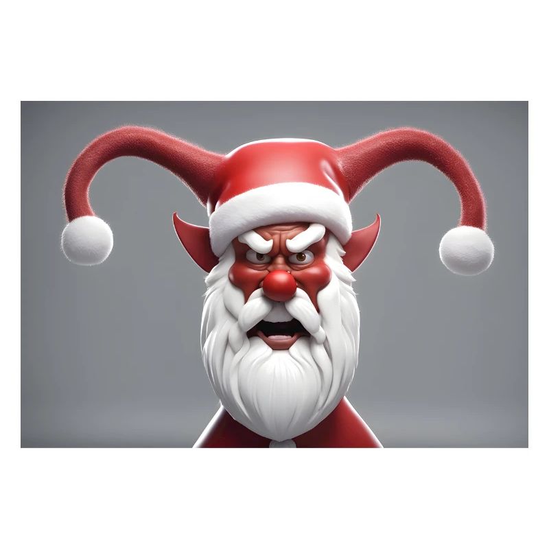 Wütender Weihnachtsmann
