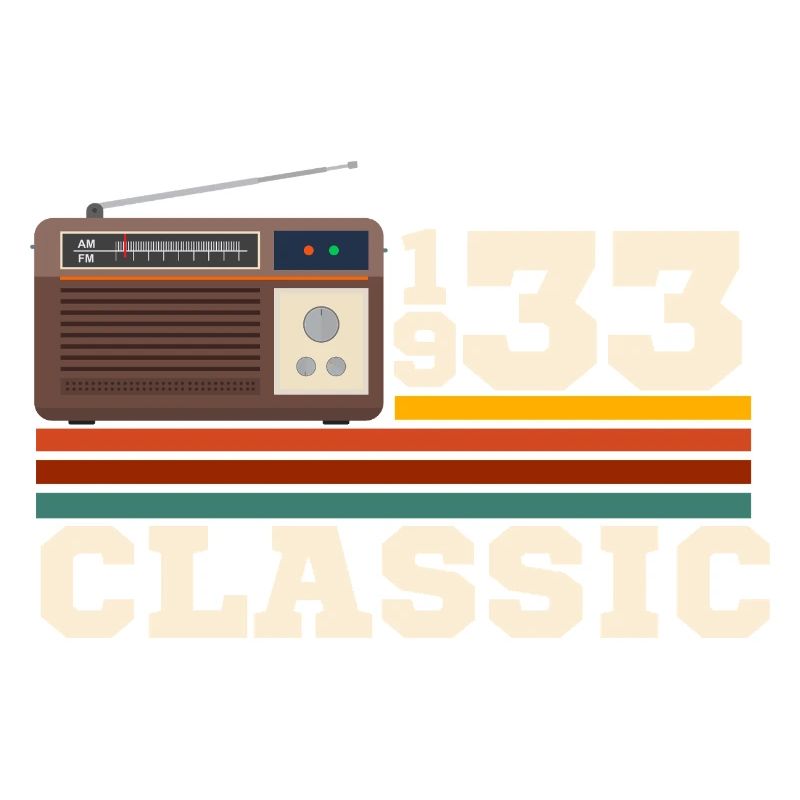 Anniversary 1933 retro classic