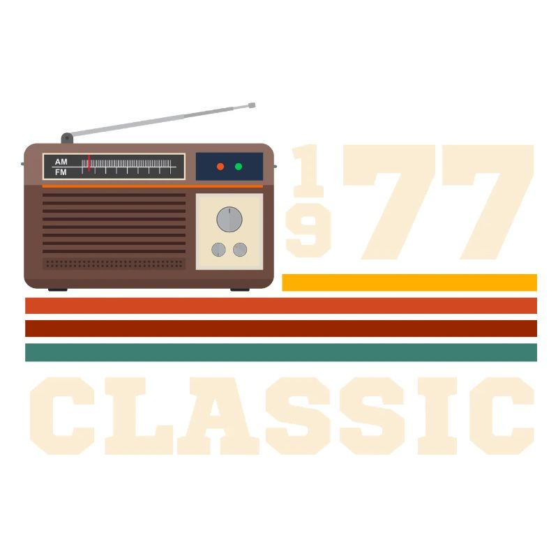 Anniversary 1977 retro classic