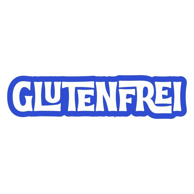 Glutenfrei Logo Blau Statement