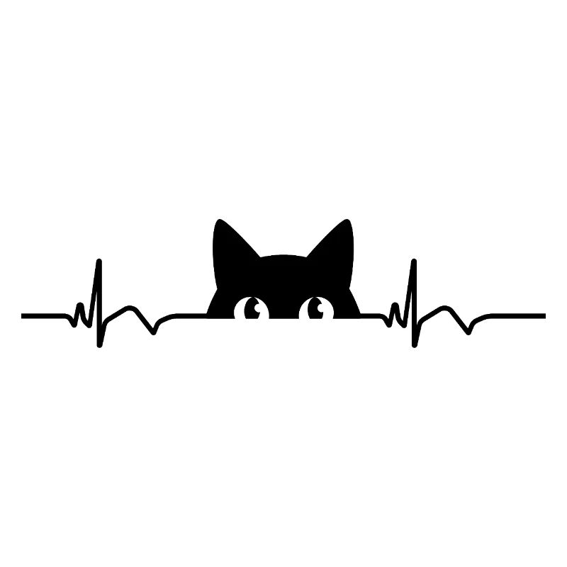 Katze EKG Herzfrequenz Herzschlag