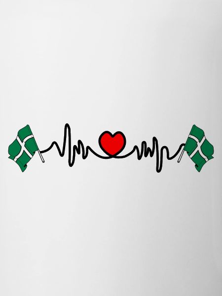 Devon Flag with Heartbeat