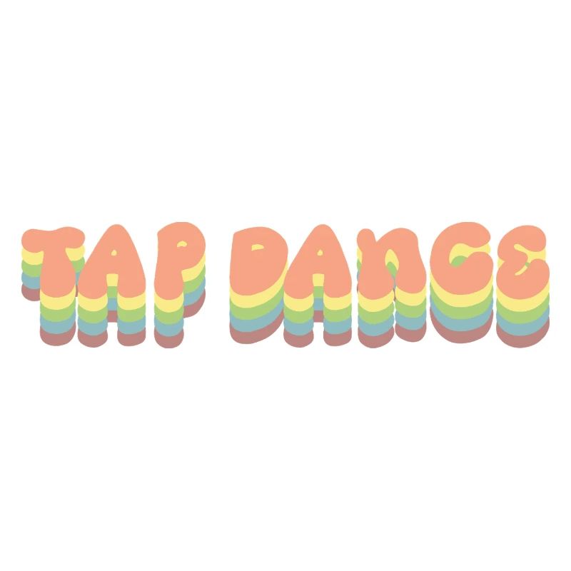 Tap Dance Regenbogen Pastell