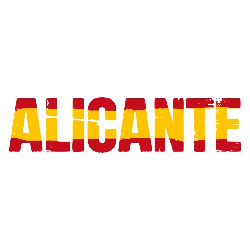 Drapeau d’Alicante, Espagne