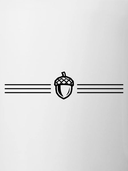 Eichel Symbol Linie