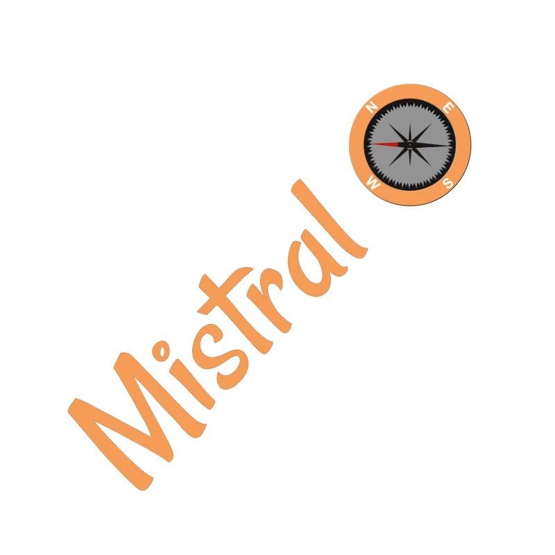 Mistral und Kompass: Navigation Navi Wind