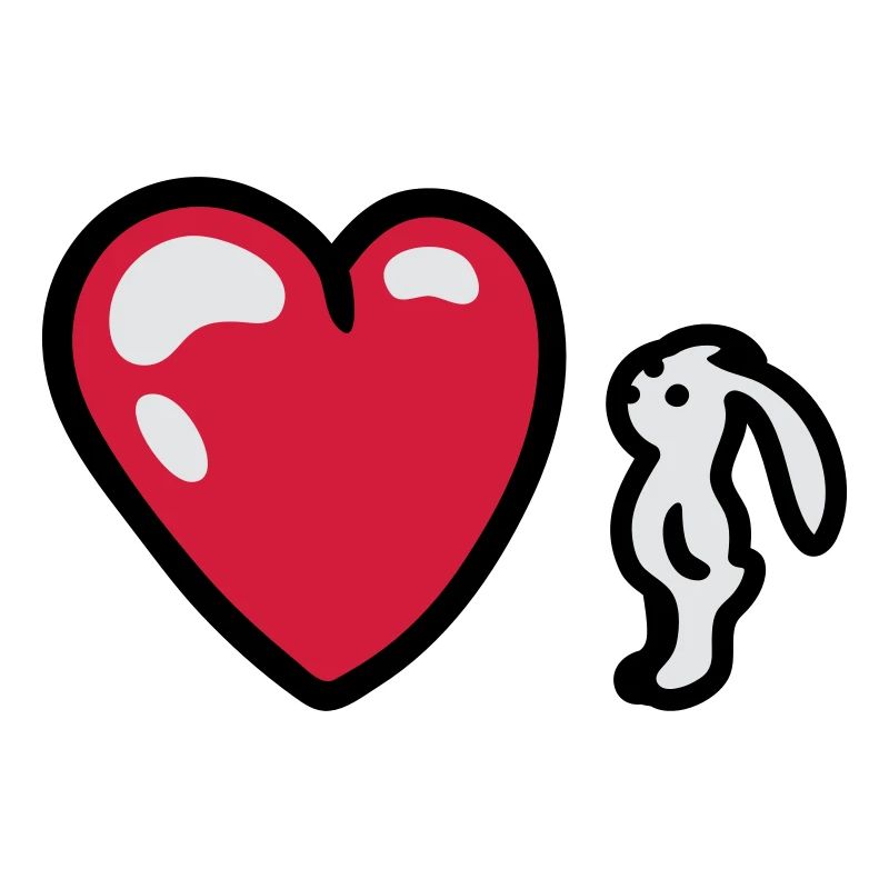 Lapin avec le coeur 3