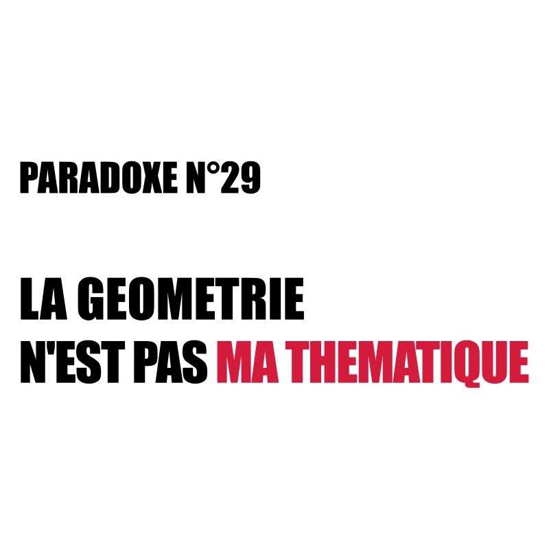 PARADOXE geometrie