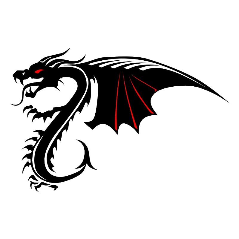 Drachen Tribal Tattoo Form 200410 x