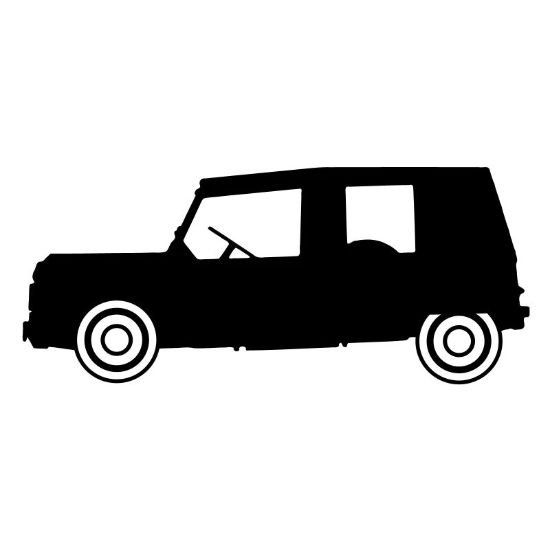 Méhari noire de profil