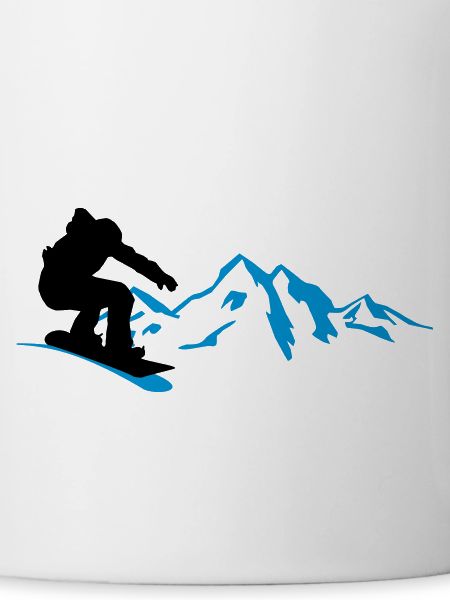 Snowboarder Berge