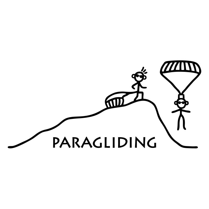 Paragliding vom Berg