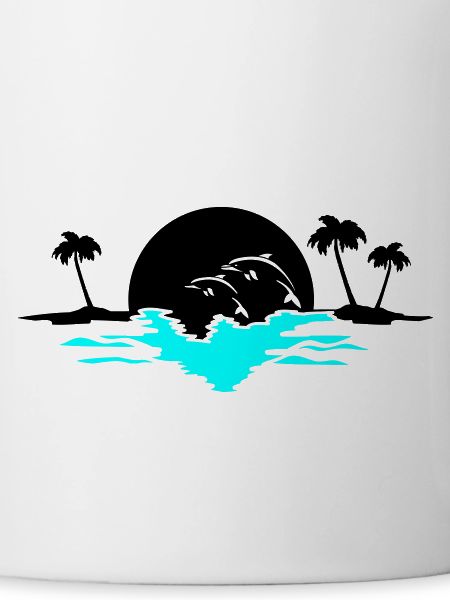 sunset dolphins