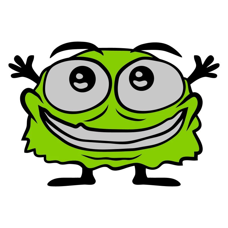 Petit monstre poilu mignon