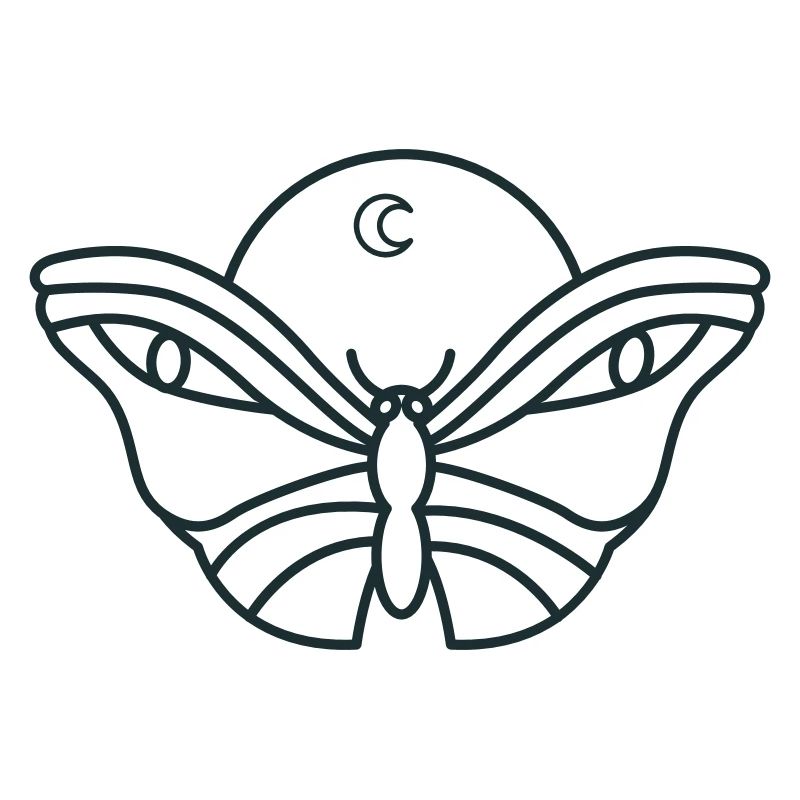 Papillon de nuit avec des yeux