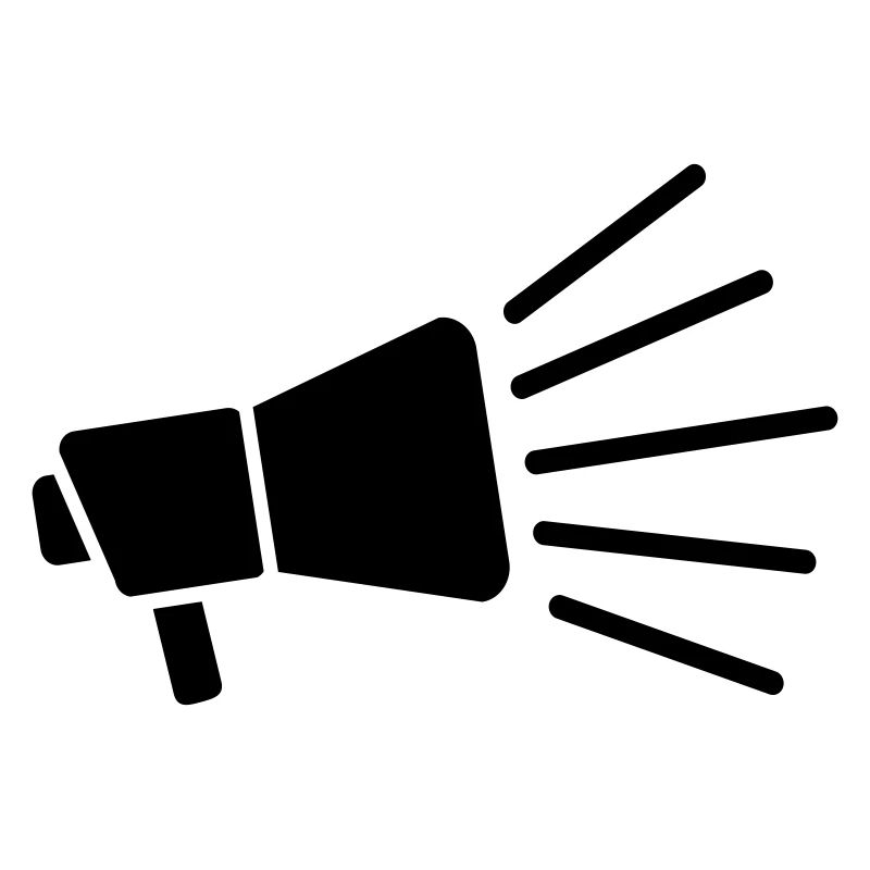 Megafon laute Rede Symbol