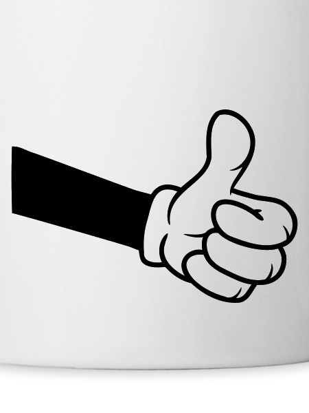 Confirm OK Comic Hand