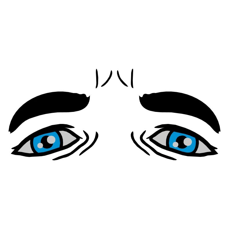 Blue Sad Eyes Design