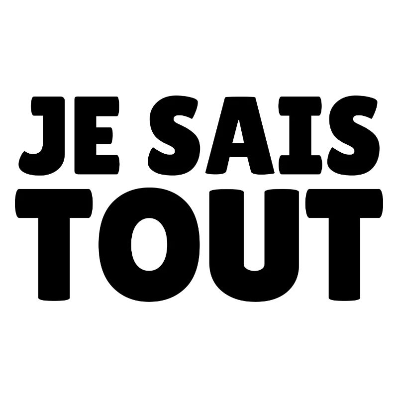 je sais tout