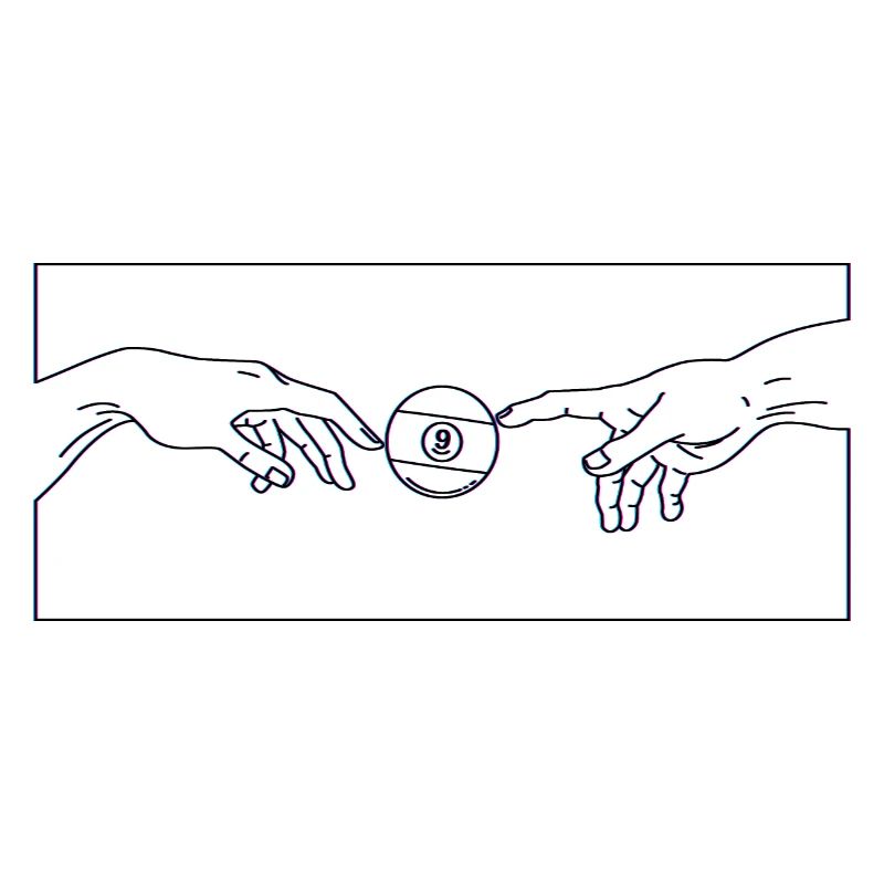 la création de 9 boules