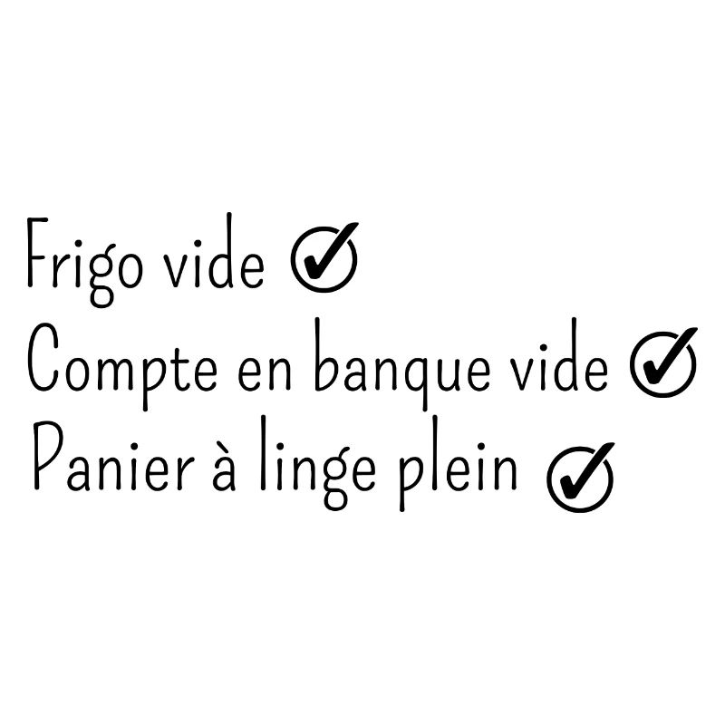 panier à linge plein humour