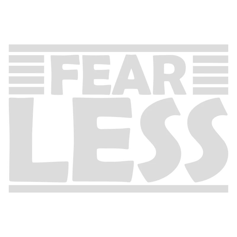 fearless Text Zitat Design