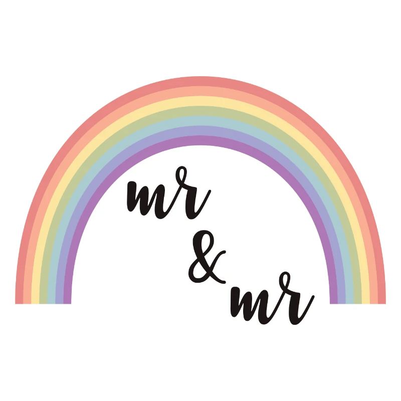 Mr and Mr Regenbogen Geschenk