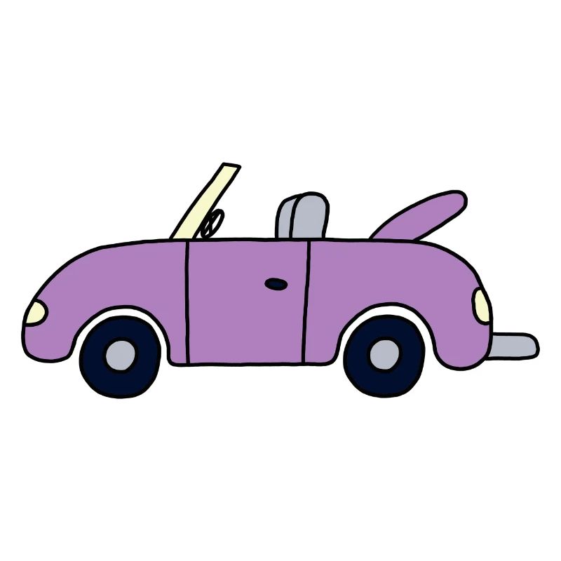Cabriolet violet
