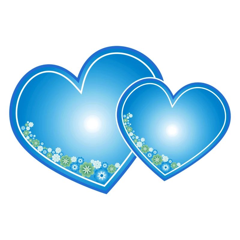 Coeurs bleus