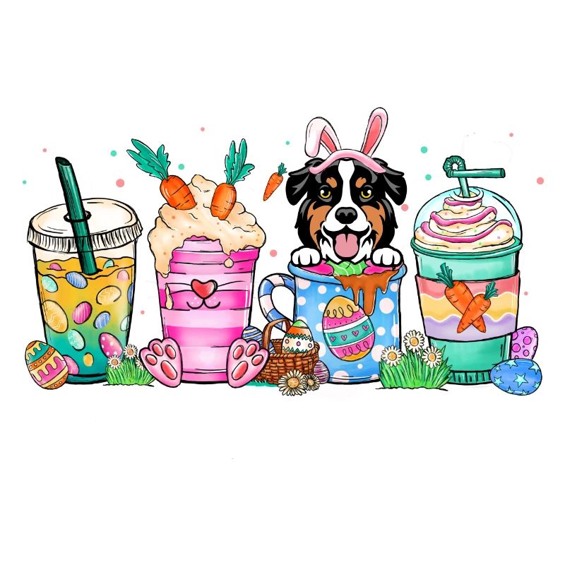 Hund Kaffee Ostern australiansheperd 4500x5400Austr