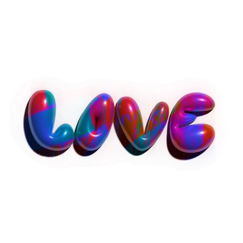 love,3d,graffiti,ballon,bunt,liebe
