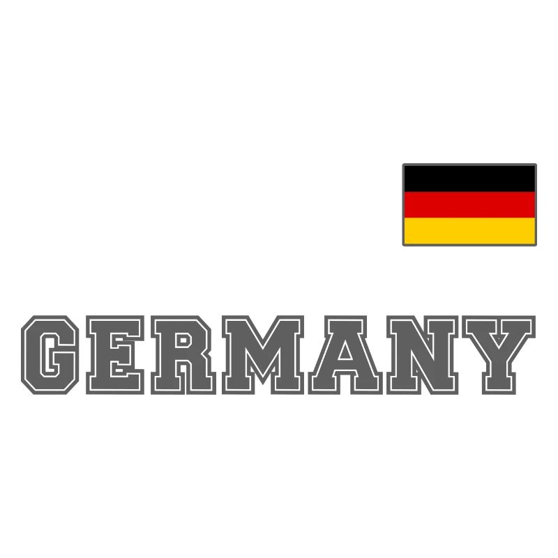Germany Jersey Look - GERMANY with Flag Flag