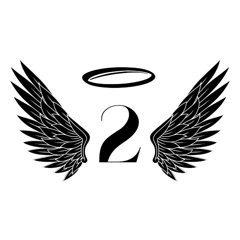 Numéro 2 ange - 2e anniversaire ailes