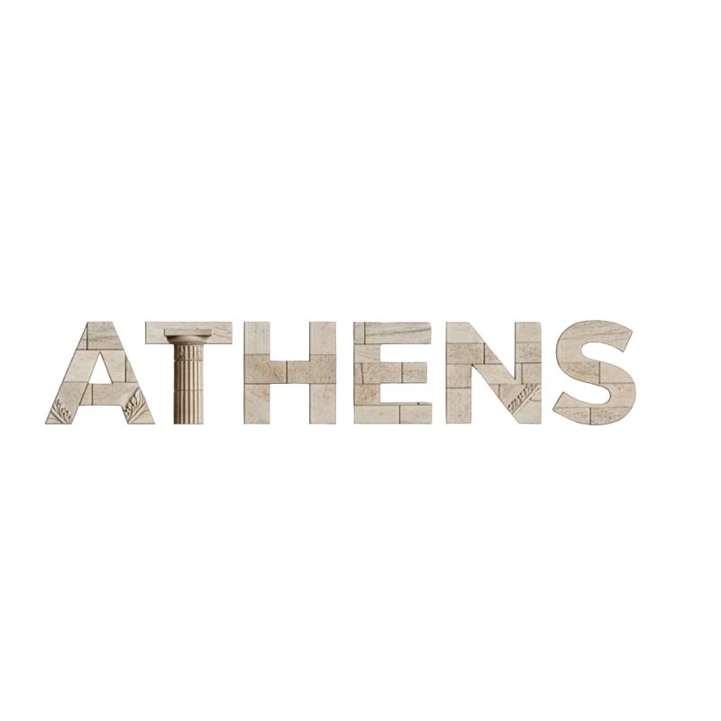 ATHENS – Marble Architectural Typography