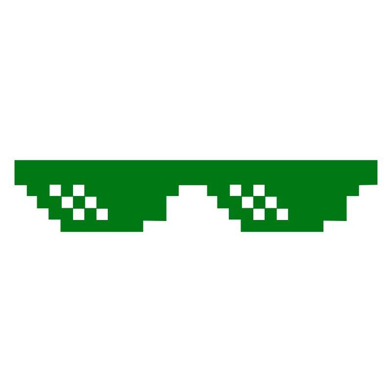 Motif de pixels verts avec blocs de contraste
