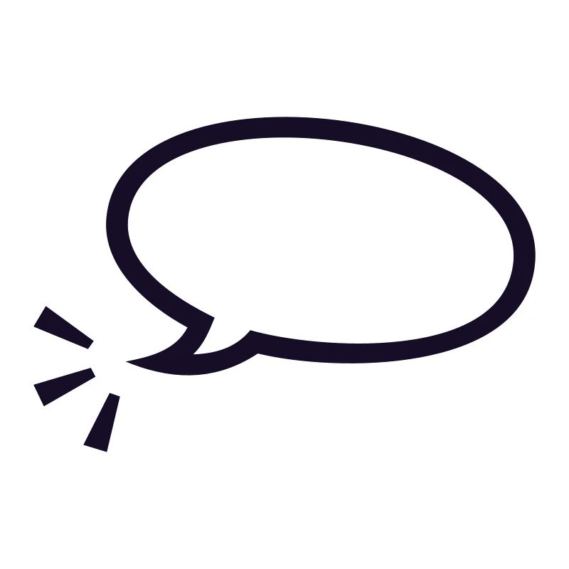 Sprechblase / speach bubble (1c)