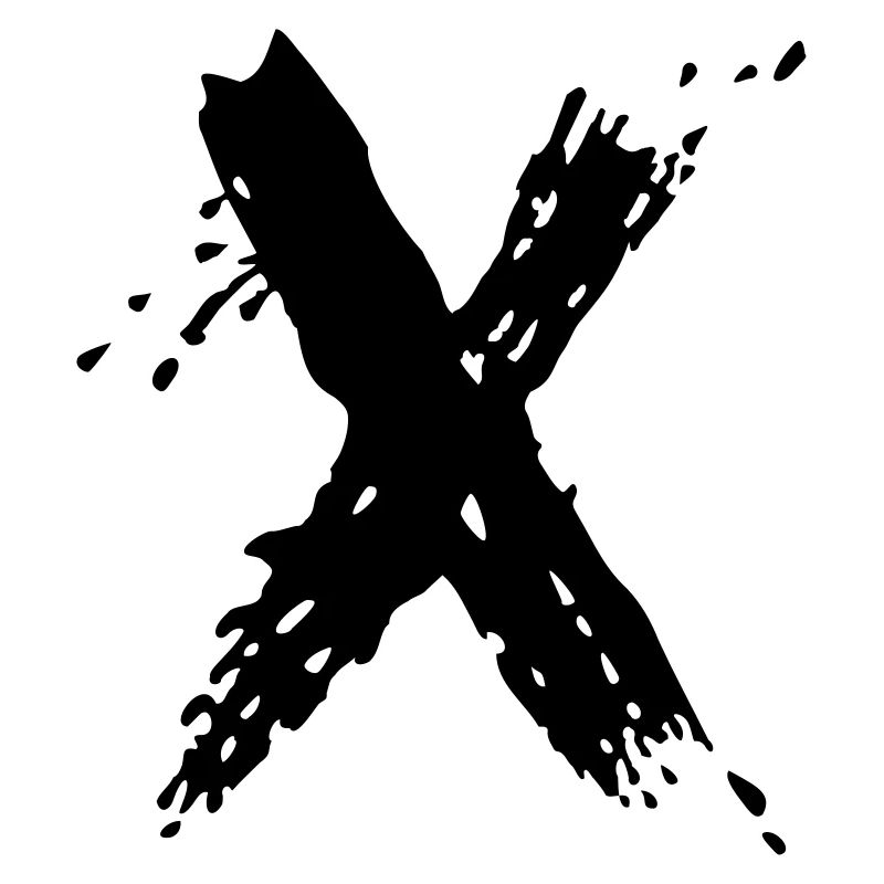 X Pinselstrich