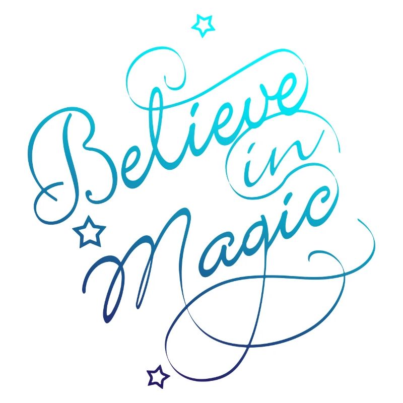 Believe in Magic blue