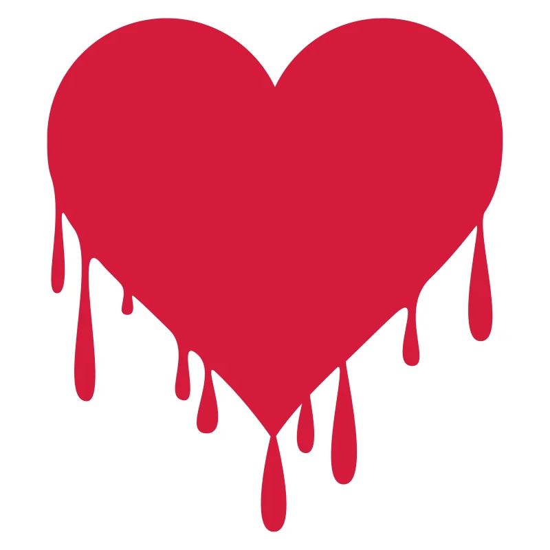 DRIPPING HEART - blutendes Herz