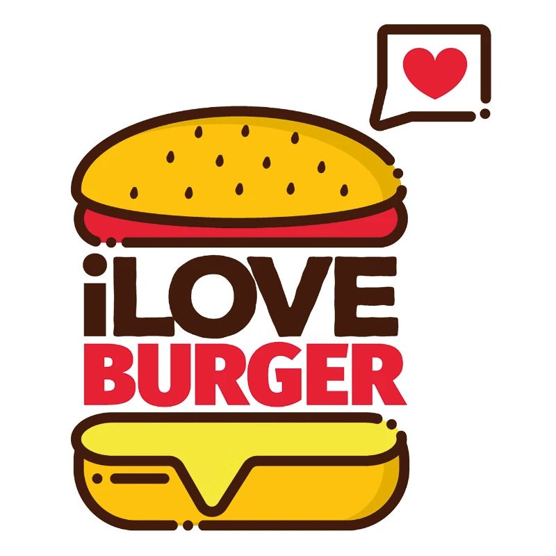 I love burger Geschenk, Idee