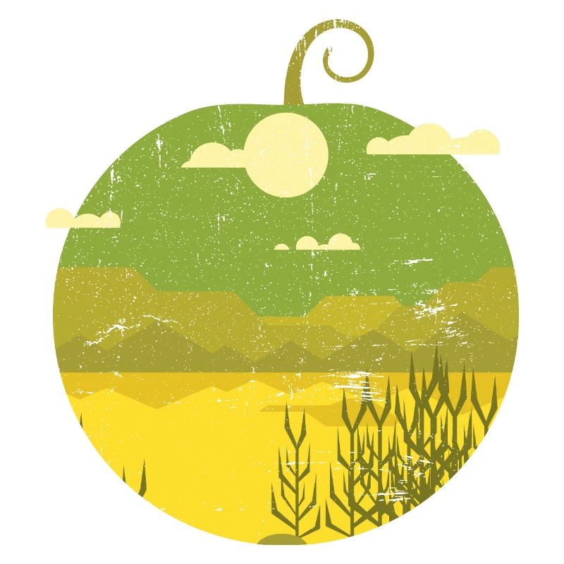 Fruit tropical vintage - pastèque