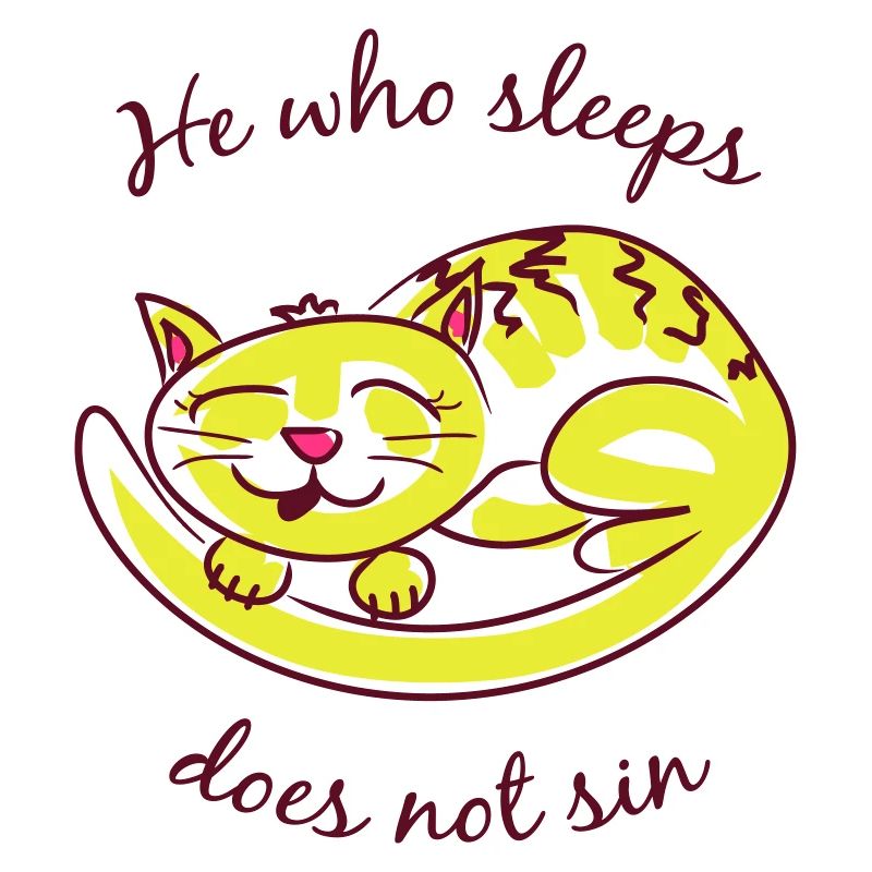 Sovande Katt - He who sleeps does not sin!