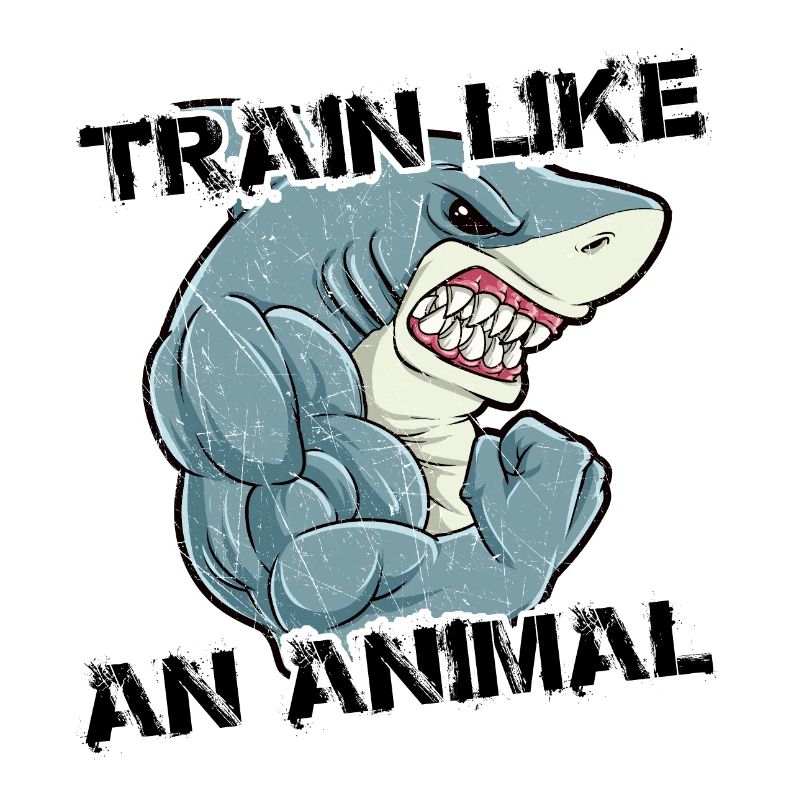 S'entraîner comme un animal | Bodybuilder de forme physique de requin