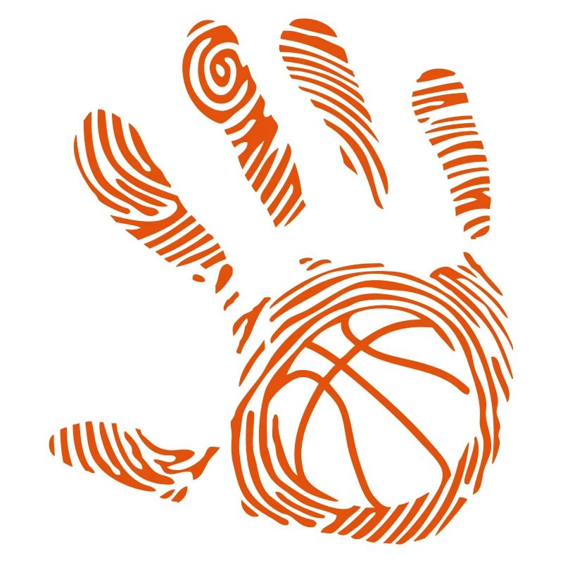 basketball empreinte main