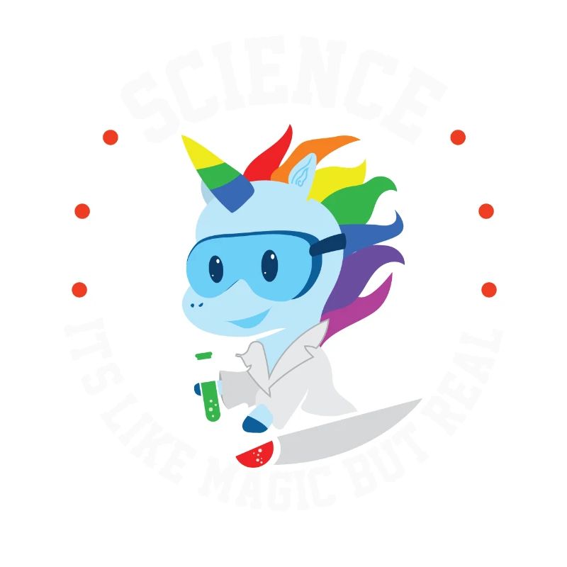 Lustig Wissenschaft Einhorn Spruch Lehrer Geschenk