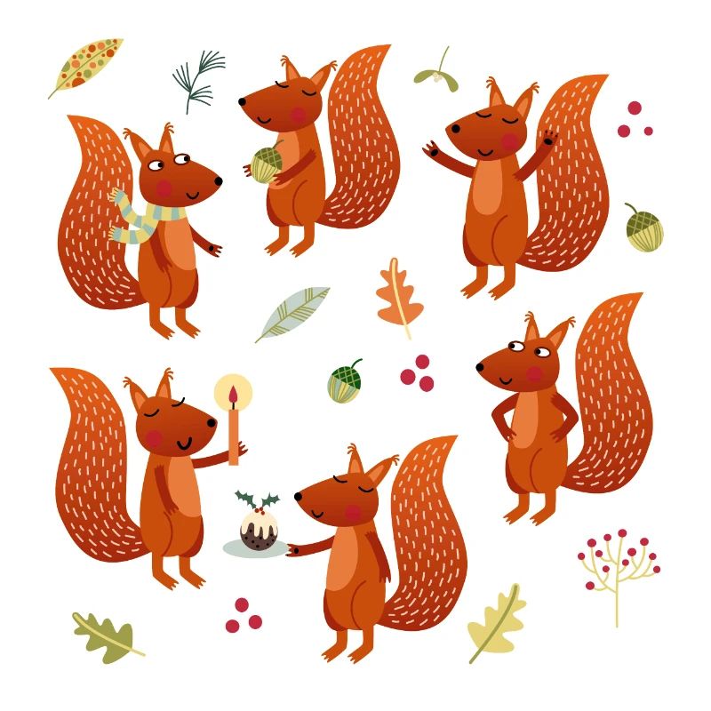 Eichhörnchen Party