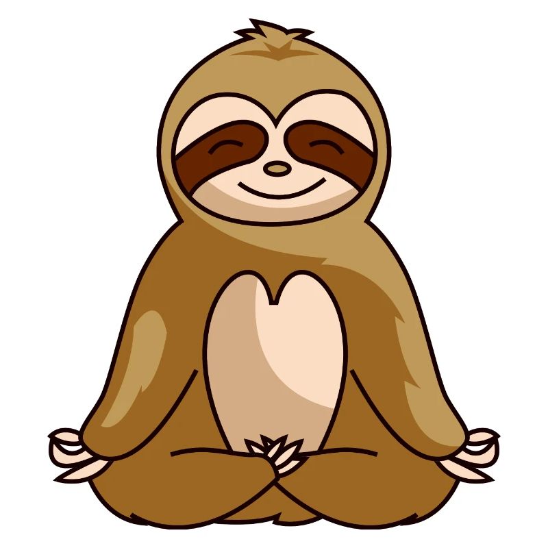 Sloth relax chill relax gift