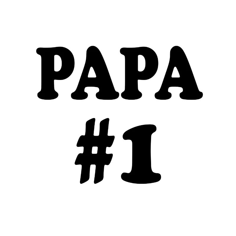 Papa Nr. 1 beste Papa T-Shirt Geschenkidee