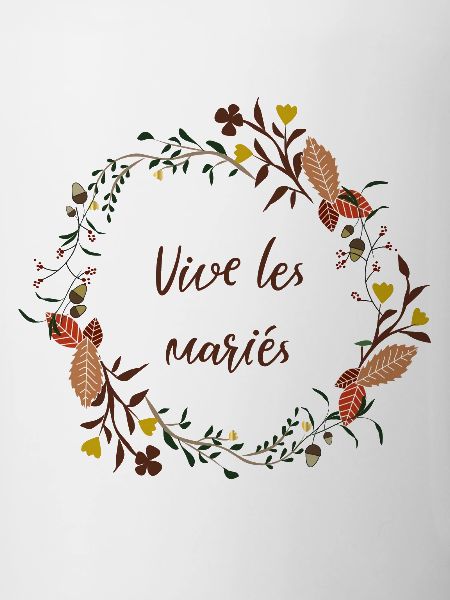 Vive les mariés