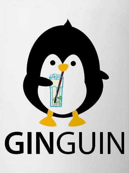 Penguin with gin